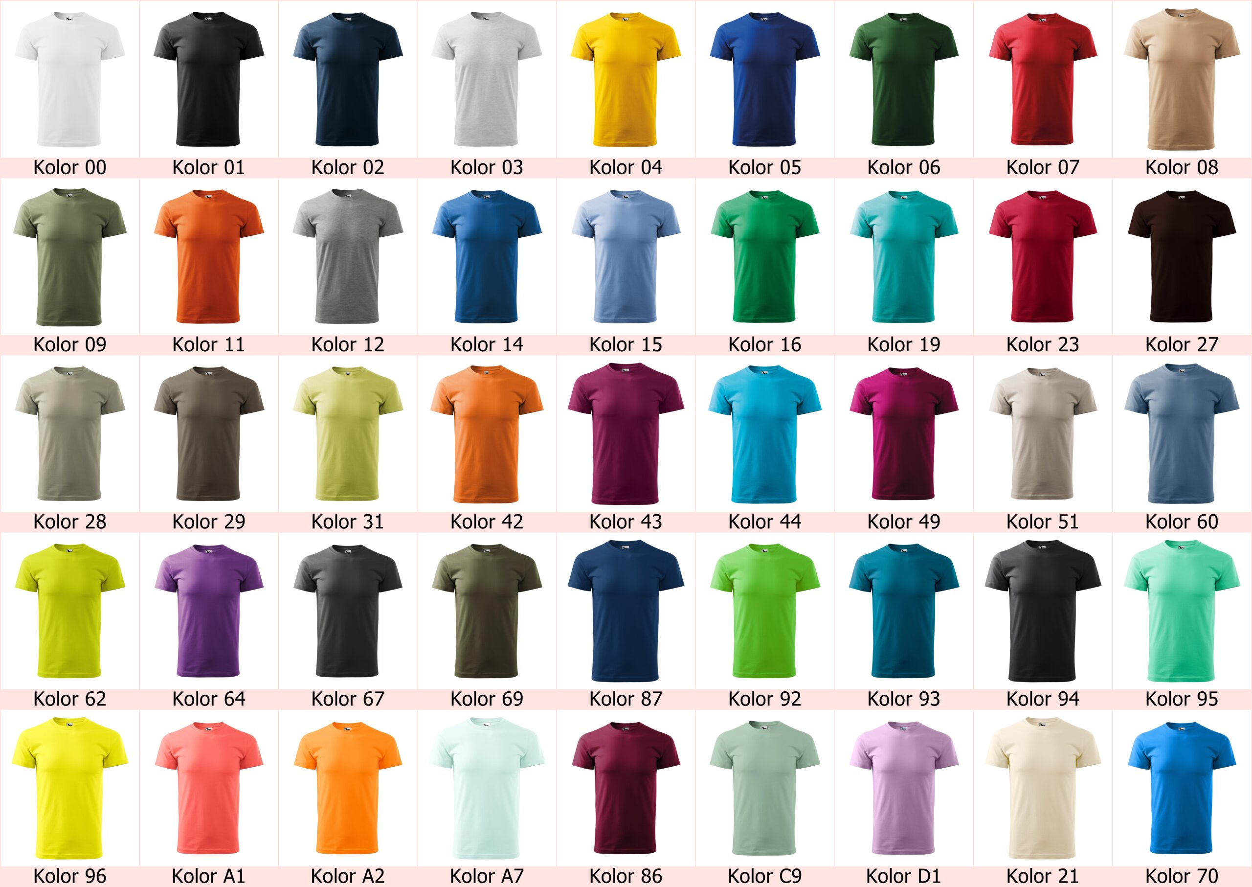 Koszulka Basic Męska 129 160g