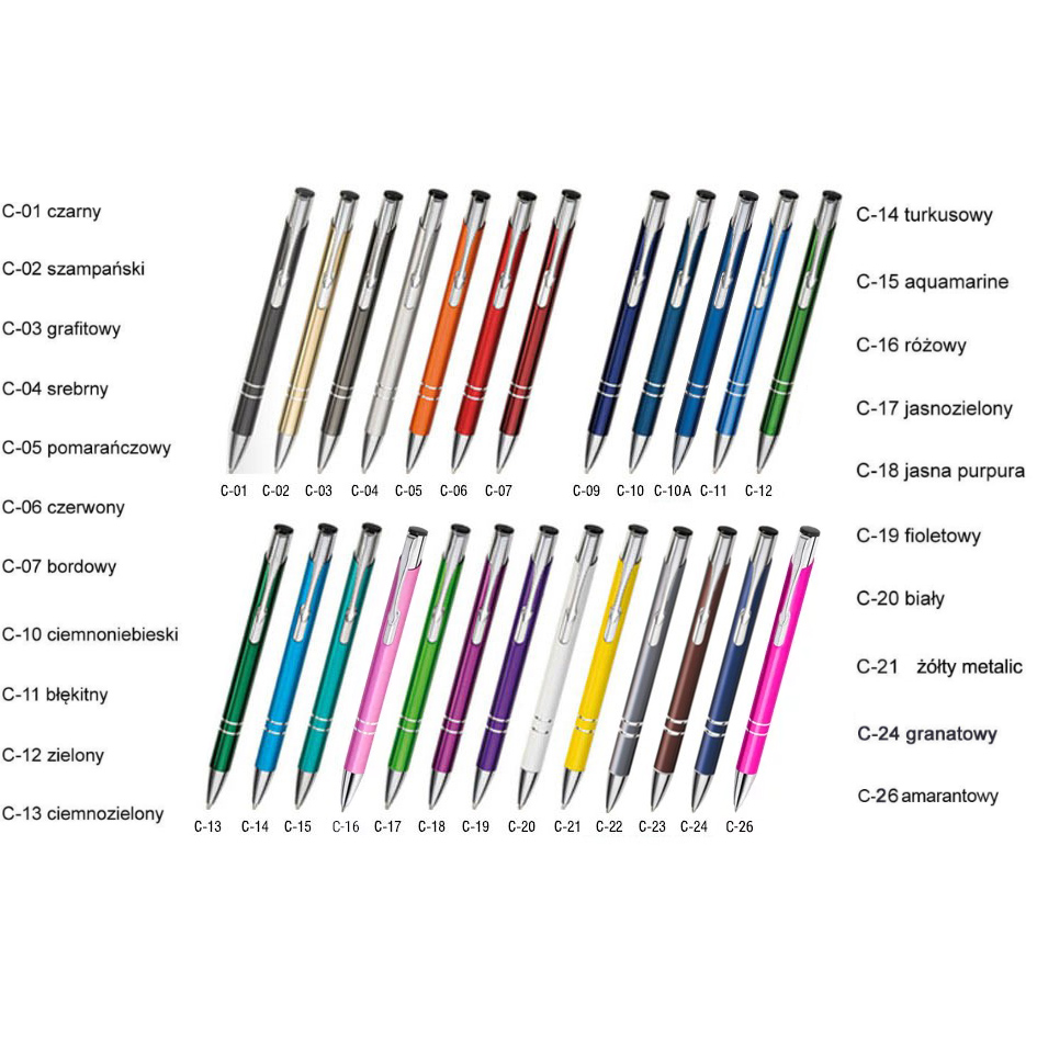 Długopis reklamowy Cosmo z grawerem