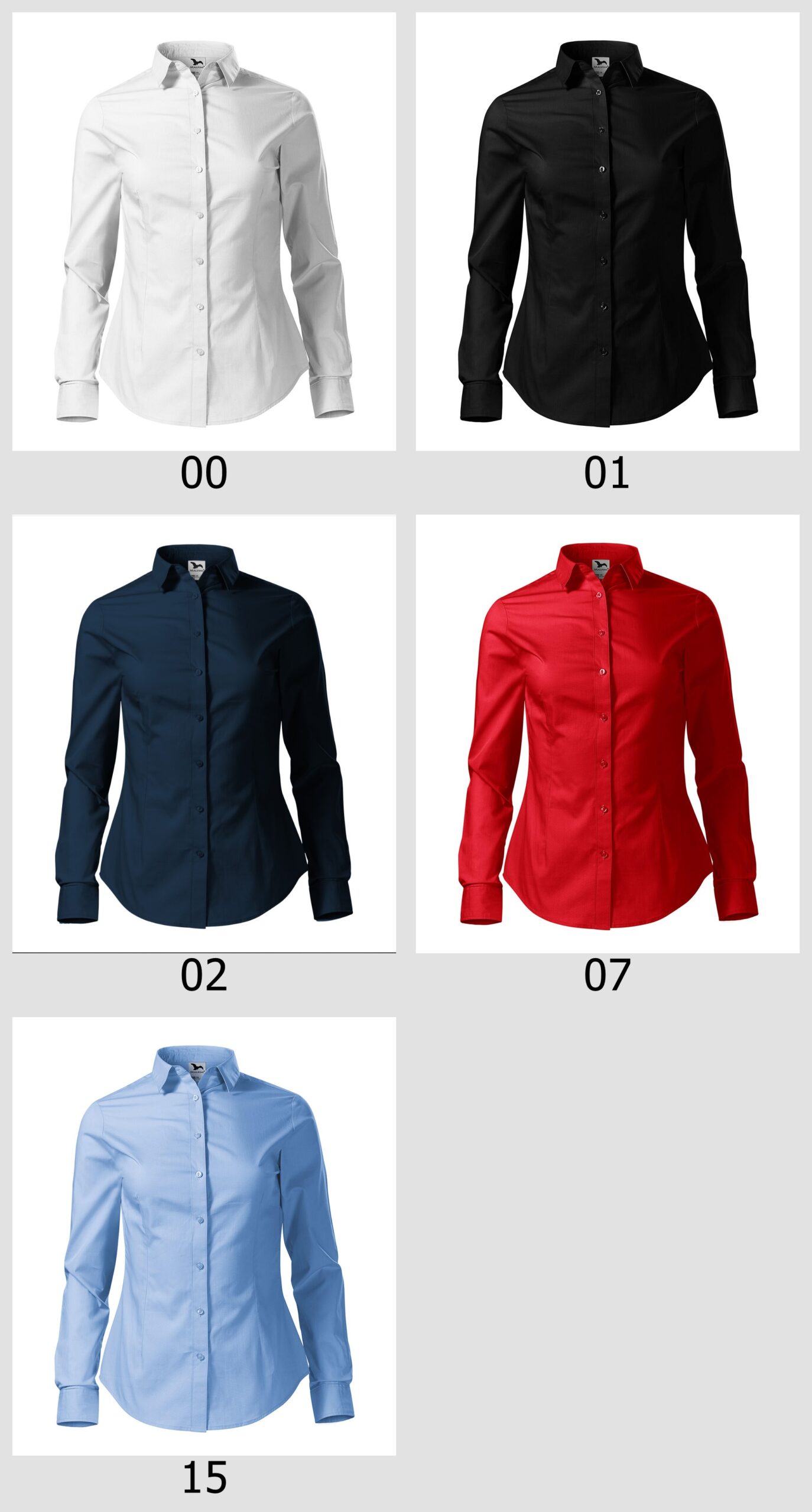 Koszula damska Style LS 229 z Twoim nadrukiem