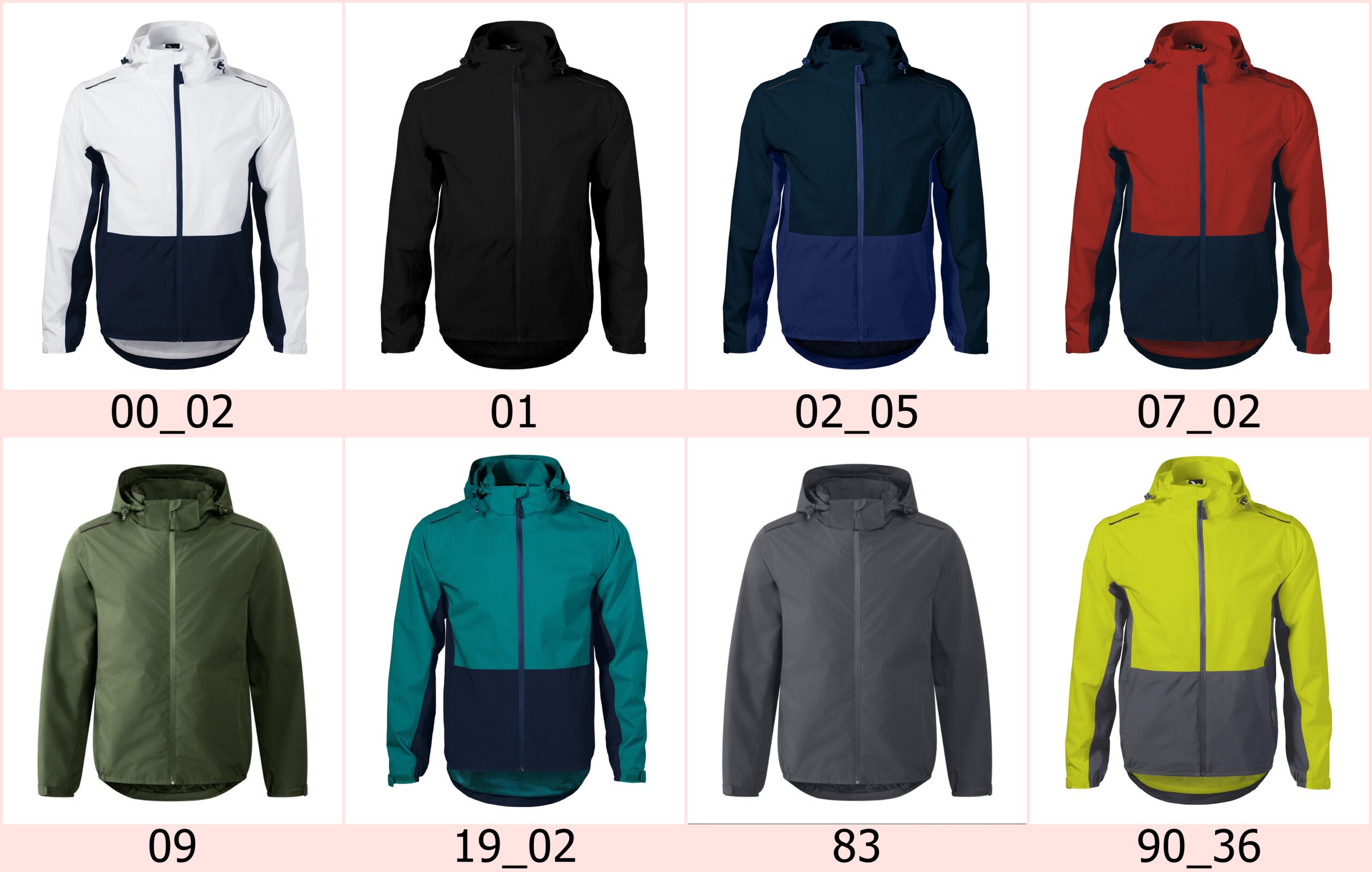 Kurtka z kapturem Rainbow 538 męska unisex z Twoim nadrukiem przeciwdeszczowa wiatrówka
