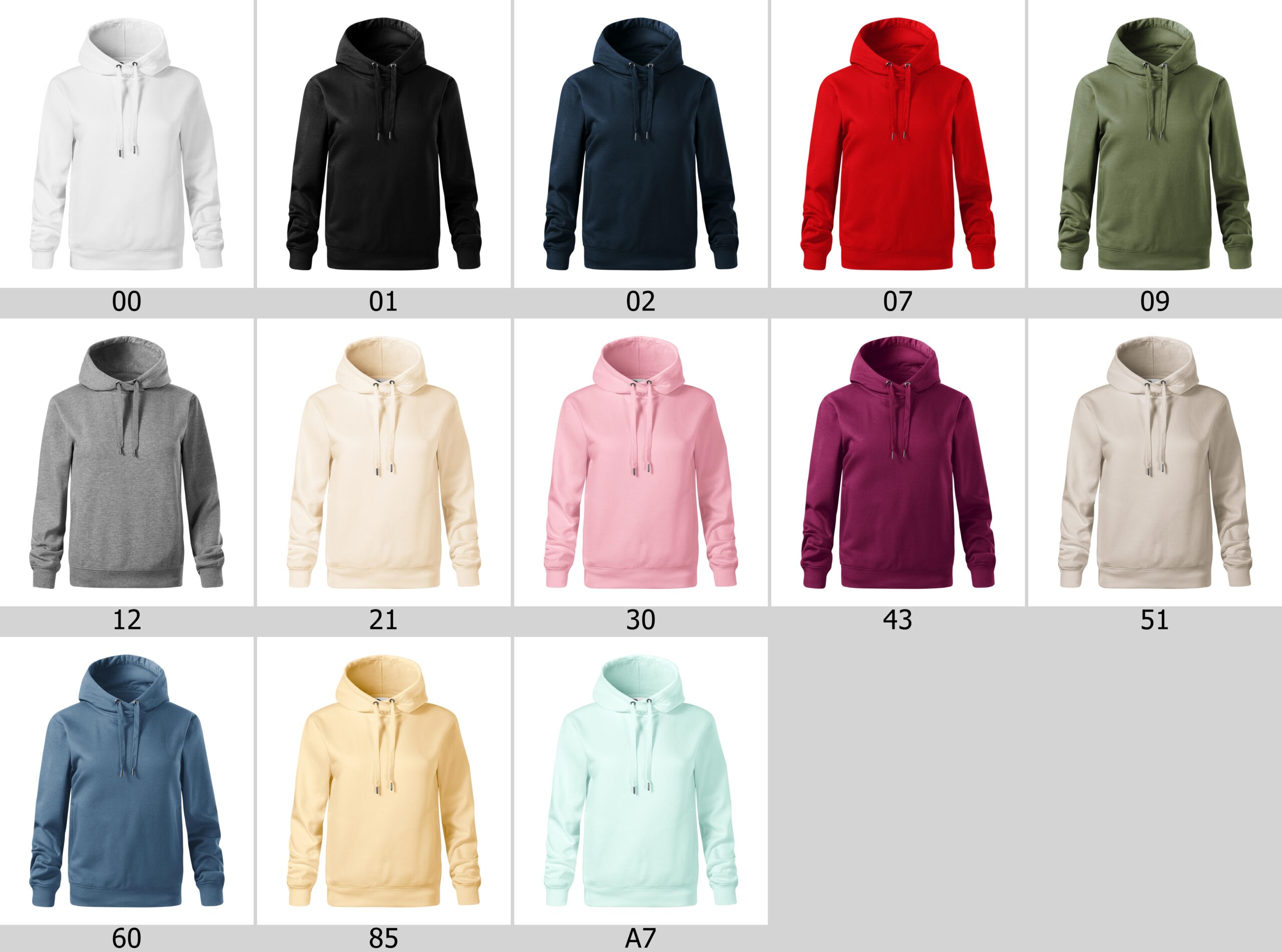 Bluza z kapturem MOON 421 robocza damska z Twoim nadrukiem