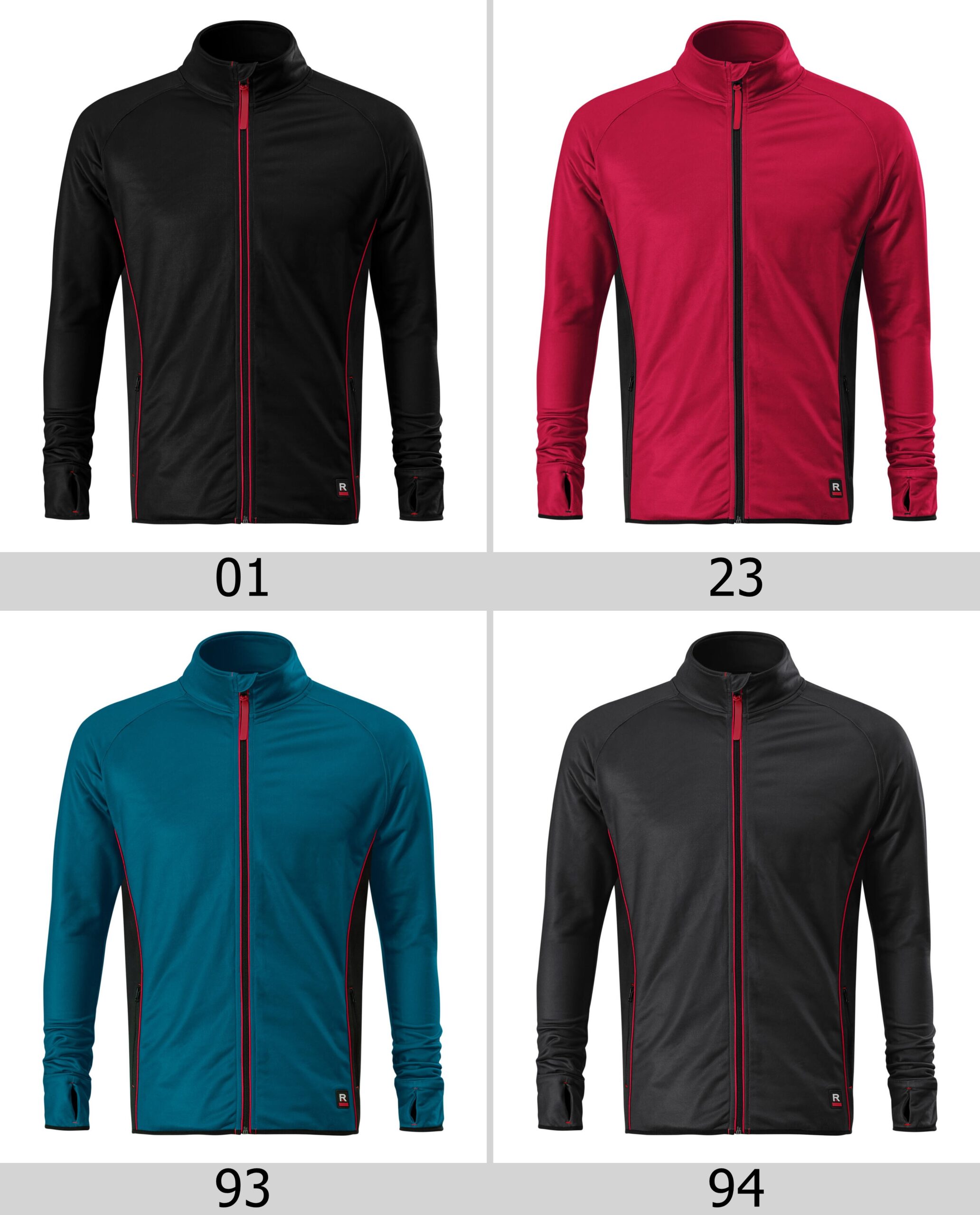 Bluza bez kaptura na zamek Vertex W41 robocza męska unisex z Twoim nadrukiem