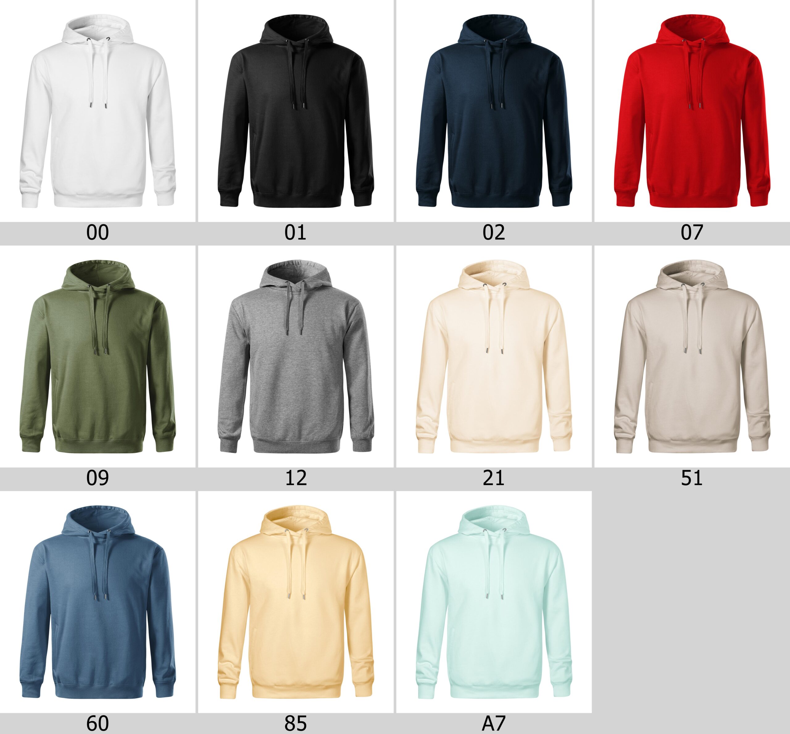Bluza z kapturem MOON 420 robocza męska unisex z Twoim nadrukiem