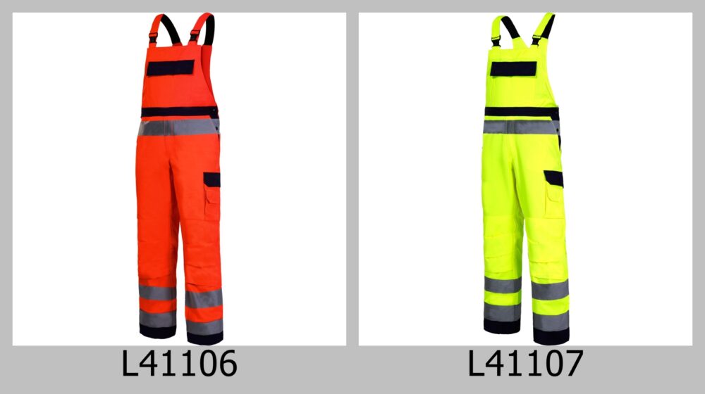 Ogrodniczki ostrzegawcze premium Lahti Pro L41106 z Twoim nadrukiem