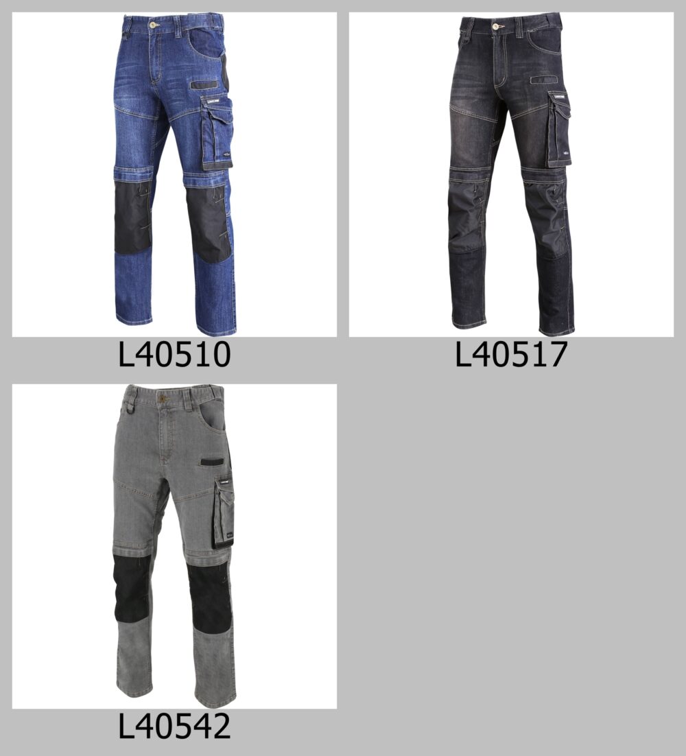 Spodnie jeansowe Slim Fit Lahti Pro L40510 z Twoim nadrukiem