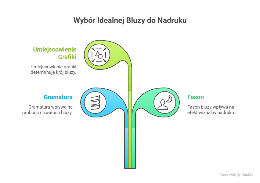 jak wybrać bluzę do nadruku