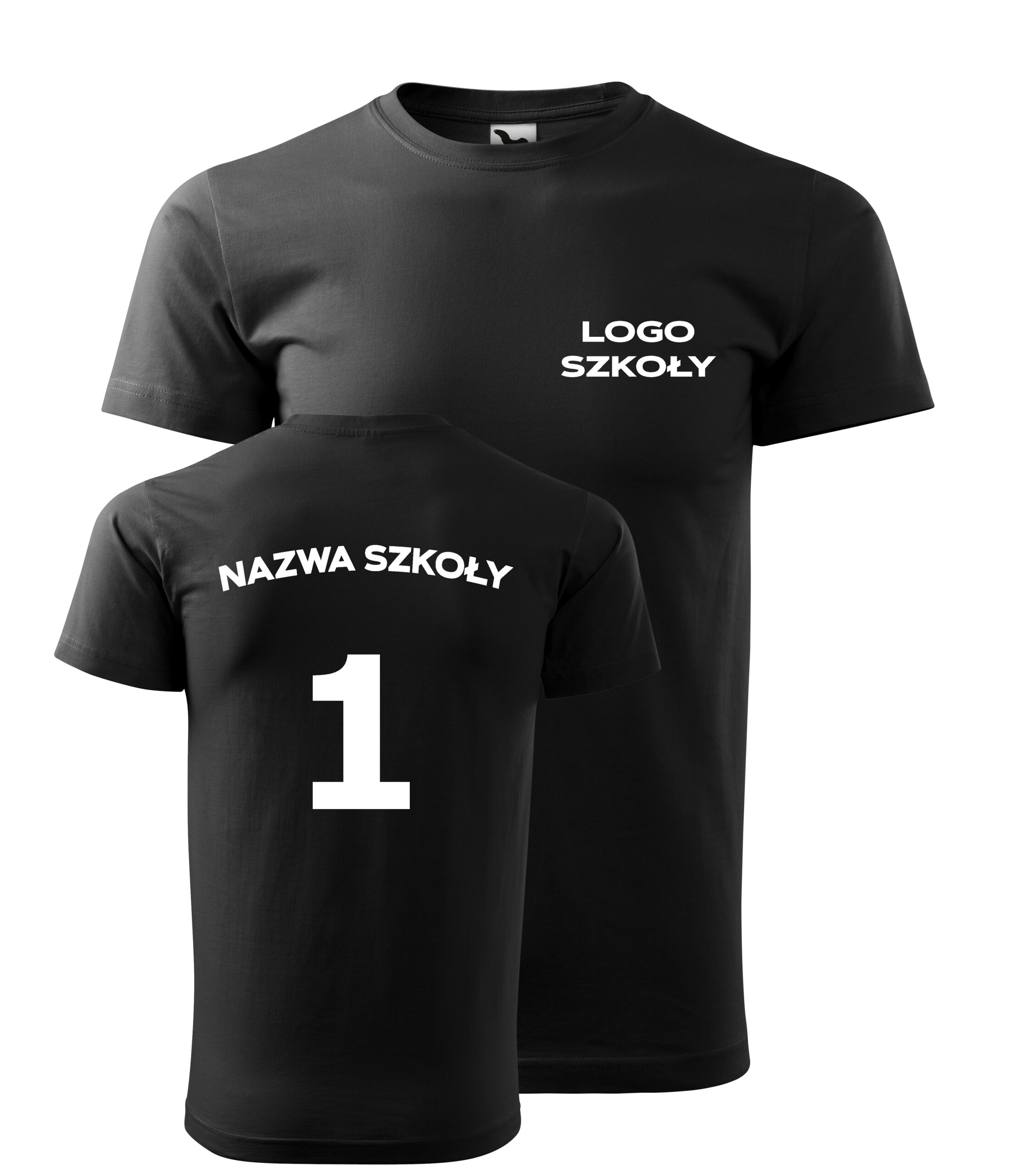 Koszulka Heavy New Unisex 137 200g Wygodna Koszulka na WF z Nadrukiem LOGO HERBEM SZKOŁY / NAZWĄ SZKOŁY / Zajęcia Szkolne / Reprezentację Szkolną na WF