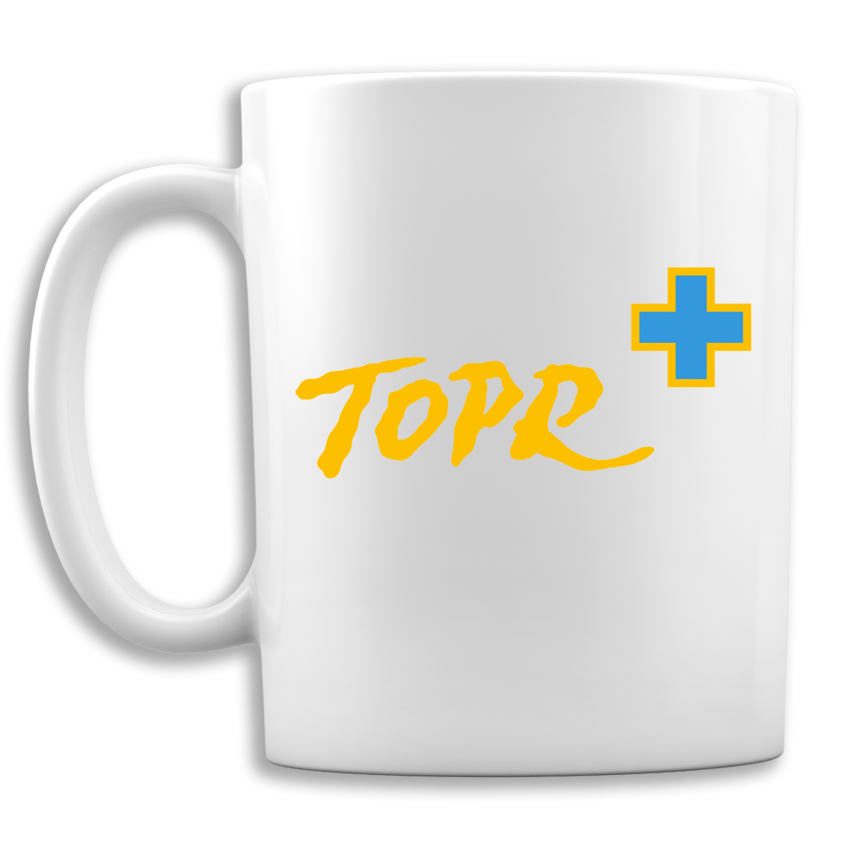 Biały Kubek ceramiczny 330ml PREMIUM Personalizowany z logo dla WOPR / TOPR / GOPR / Personel Medyczny / Ratownictwo Medyczne