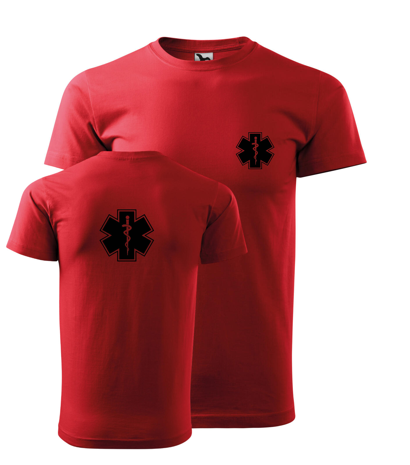 Koszulka Heavy New Unisex 137 200g z Nadrukiem Dla Ratowników Medycznych / Lekarzy / Personelu Medycznego / GOPR / TOPR / WOPR