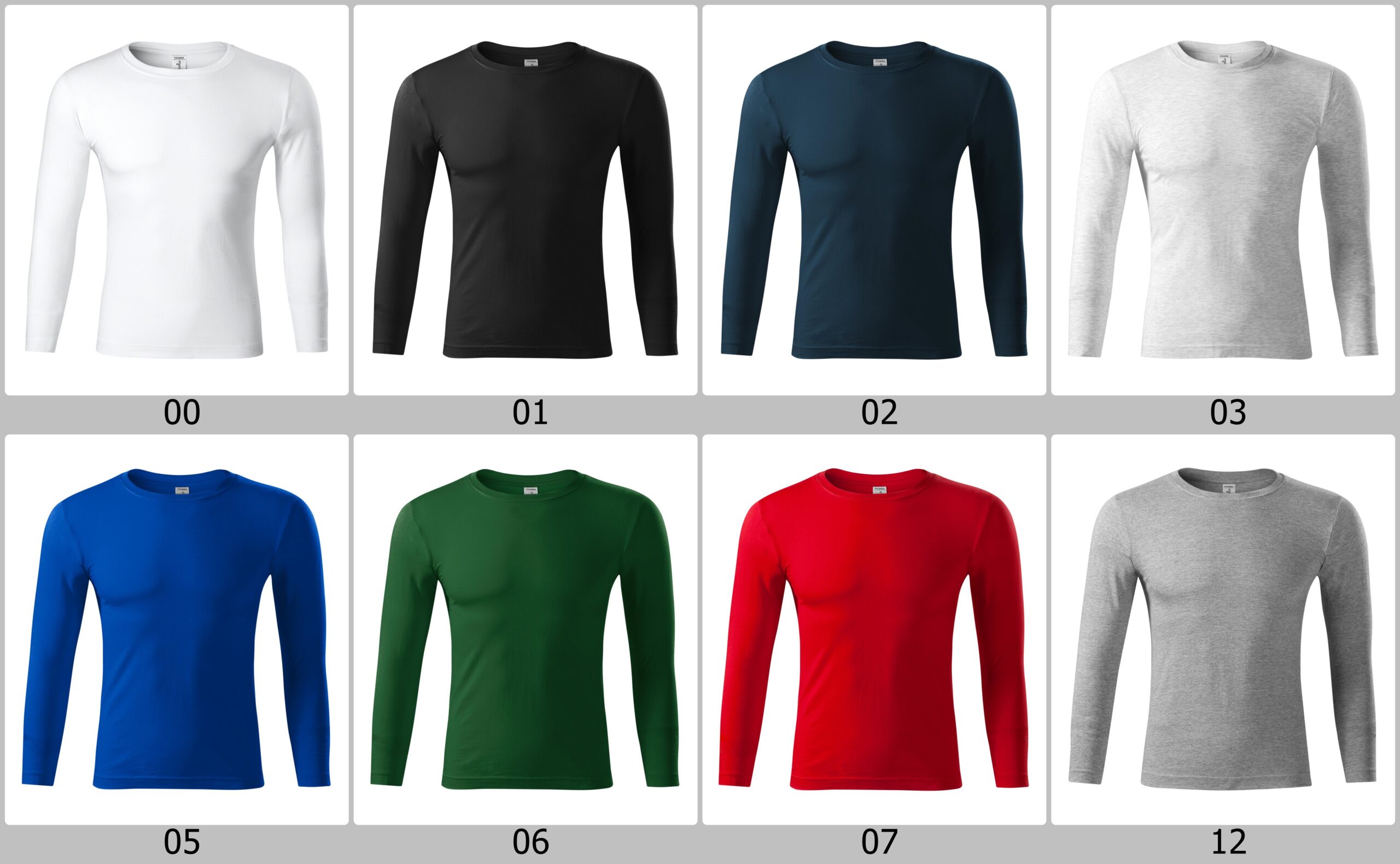 Koszulka Progress LS P75 uniseks z długim rękawem longsleeve z Twoim nadrukiem 150g