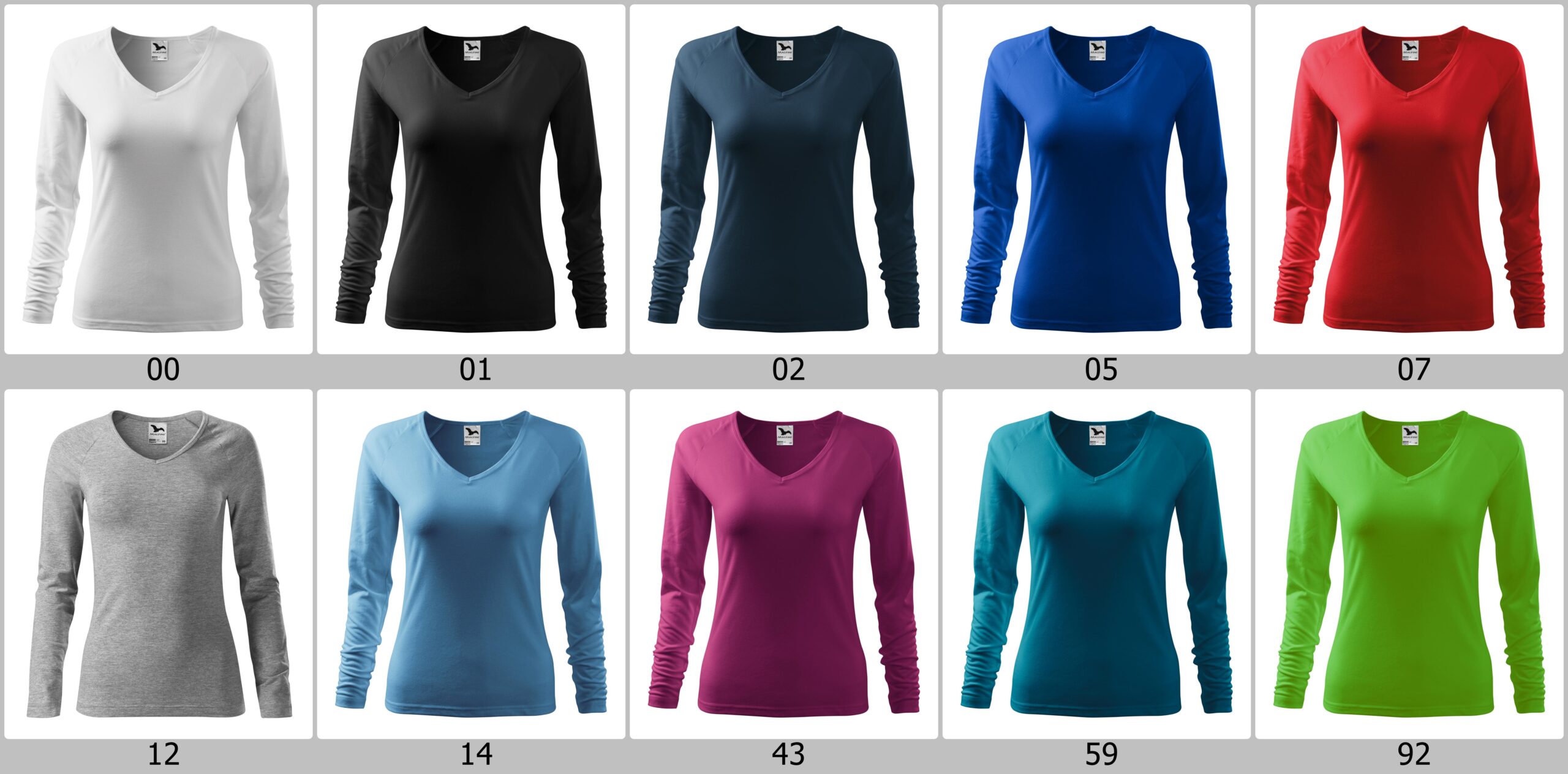 Koszulka Elegance Damska 127 longsleeve 180g z Twoim nadrukiem